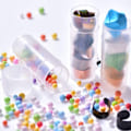 Miniatyrbillede 3 af 10: 50 stk. Prøve Små Flasker Plastik Vials med Låg Opbevaring
