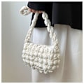 Miniatyrbillede 9 af 10: Fold Cloud Underarm Taske Skuldertasker SORT black