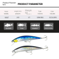 Miniatyrbillede 6 af 10: Minnow Fishing Lure Synkende Lure B B B