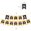 Miniatyrbillede 1 af 10: 1 sæt Eid Mubarak Banner Bunting Latex Ballon C C
