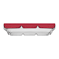 Miniatyrbild 4 av 10: Baldakingungor Top Cover Gungstol Markis RÖD 249X185CM Red 249x185cm