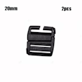 Miniatyrbillede 5 af 10: 2 stk Webbing strop spænde skyder fastener 4 4 4