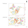 Pikkukuva 2 / 10: Värikäs Butterfly-seinätarra kukkatarrat 1 1 1