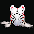 Miniatyrbild 2 av 10: Fox Fairy Mask Cosplay Mask TYP E TYPE E Type E
