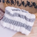 Miniatyrbillede 1 af 10: Mikrofiber pandebånd Spa Hijab GRÅ B B GREY B-B