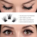 Miniatyrbillede 10 af 10: 80 Clusters DIY Eye lash Extensions Kit 3D Individual 01(80 Clusters)