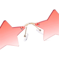 Miniatyrbillede 4 af 10: Solbriller uden indfatning Stjerneform GRADIENT RED GRADIENT RED Gradient Red