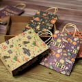 Miniatyrbillede 4 af 9: Halloween papirpose Cookie Candy Bag STYLE 2 STYLE 2 Style 2