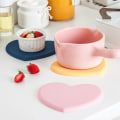 Miniatyrbillede 8 af 10: Silikone Mat Cup Coasters GUL yellow