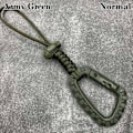 Miniatyrbillede 1 af 10: Fastgør quickdraw Sjækle Karabinhage Clip ARMY GREEN NORMAL NORMAL Army Green Normal-Normal