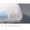 Miniatyrbilde 8 av 10: 2 STK 12 Grid Pill Box Daily Pill Case HVIT White