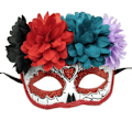Miniatyrbilde 1 av 9: Mexico Day of the Dead Masks Halloween Masks E E E
