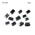 Miniatyrbilde 1 av 10: 5/10/20/50 STK likeretterdiodedeler elektrisk aksial 1 1 1