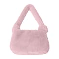 Firkantet taske, håndtaske, LYSERØD light pink