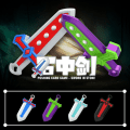 Miniatyrbillede 3 af 10: Retractable Sword 3D Printed Gravity Toy BLÅ Blue