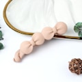 Miniatyrbillede 1 af 10: Sløjfe Ovale Bananclips Matte Hårklemmer LYS PINK STYLE 2 STYLE Light Pink Style 2-Style 2