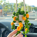 Miniatyrbild 10 av 10: Växthänge Virkade växter hängande C C C