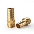 Miniatyrbillede 5 af 6: 4 stk messing slange modhage luft slange fittings 1/4 NPT HANGTråd 1/4 1/4 NPT Male Thread