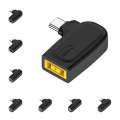 Miniatyrbilde 6 av 6: DC til Type C Converter Laptop Ladeplugg 5,5X2,1MM TIL TYPE-C 5.5x2.1mm to Type-C