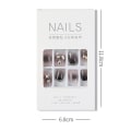 Miniatyrbilde 2 av 7: Fake Nails Short Square P016A-2 P016A-2 P016A-2