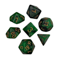 Miniatyrbild 1 av 10: 7 st/ set DND-tärningar polyedriska tärningar 09 09 09