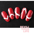 Pikkukuva 3 / 10: 50 kpl ranskalainen kynsitarra Nail Enhancement STYLE-3 STYLE-3 Style-3