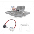 Miniatyrbild 5 av 7: Typ-C till Balanshuvud Balanskontakt Power Typ-C Adapter 1pcs