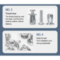 Miniatyrbild 10 av 10: 5 st/pack Kronbladnitar Låsmutter 5 SET M4X20MM 5 SET M4X20MM 5 Sets M4x20mm