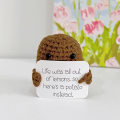 Miniatyrbillede 5 af 10: Positiv kartoffelstrikket kartoffeldukke 3 3 3