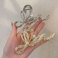 Miniatyrbillede 9 af 10: Hårkløer Barrettes Hårnåle SØLV silver