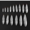 Miniatyrbillede 6 af 10: 1/2/3/5/10stk Fiske Bly Synker Fiske Vægt Synke 10g(9g)-10pcs