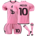 Miniatyrbilde 1 av 2: Inter Miami CF Hjemmefotballtrøye med sokker nr. 10 Messi adult S