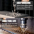 Miniatyrbillede 8 af 10: 13/19/25 STK Twist Drill Bit Sæt Træbearbejdningsværktøj Bits 25 STK 25PCS
