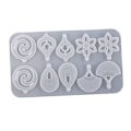 Miniatyrbillede 1 af 10: Øreringe Form Silikone Form Epoxy Resin Form