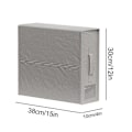 Miniatyrbillede 1 af 8: Underseng Opbevaringspose Garderobe Tøj Opbevaringsboks GRÅ Grey