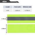 Miniatyrbilde 2 av 3: Refleksstripe Webbing Trafikkvarselbelte green