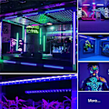 Miniatyrbilde 3 av 10: LED UV Strip LILLA 2 STK 2 STK Purple 2Pcs-2Pcs