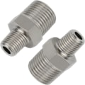 Miniatyrbilde 1 av 5: 2 STK Metalwork Smidd rørfitting Reduserende sekskantnippel 2PCS