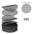 Miniatyrbilde 1 av 9: 50 Stk Blomsterpotte Hull Mesh Pad Hull Skjermmatte GRÅ-10CM Grey-10cm