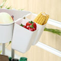 Miniatyrbilde 10 av 10: Oppbevaringspose Desktop Oppbevaringskurv HVIT White