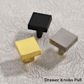 Miniatyrbillede 8 af 10: 3 STK Skabsknopper Skuffeskabsdørknapper SORT Black