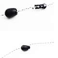 Miniatyrbillede 6 af 9: 30stk Fiskefoderlineholder Trug LBLACK SORT LBlack