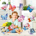 Pikkukuva 5 / 6: 24 kpl Butterfly Party Decor Perhonen riippuva koriste 24PCS