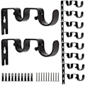 Miniatyrbillede 3 af 10: Gardinstangsbeslag Fast Clip FARVE 2 FARVE 2 Color 2