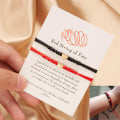Miniatyrbild 6 av 10: Röd String Armband 7 Knots Armband 7 7