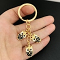 Pikkukuva 8 / 8: 2kpl Owl Keychain Star Key Ring 7 7 7