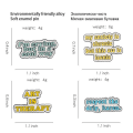 Miniatyrbilde 2 av 8: Morsomme emaljepinner Lapel Pin 3 3 3