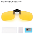Miniatyrbilde 1 av 10: Clip-on solbriller Polarisert NATTSYN GUL NATTSYN Night Vision Yellow