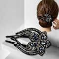 Miniatyrbilde 8 av 10: Kristallhårklemmer for kvinner Rhinestone-hårnål C C C