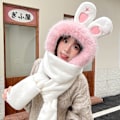 Pikkukuva 1 / 10: Talvihattu Rabbit Ears Hat WHITE Rabbit Rabbit White Rabbit-Rabbit
